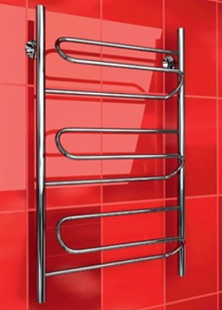 Полотенцесушитель электрический W Eco, лестница П3, нерж. 800*500 ДВИН